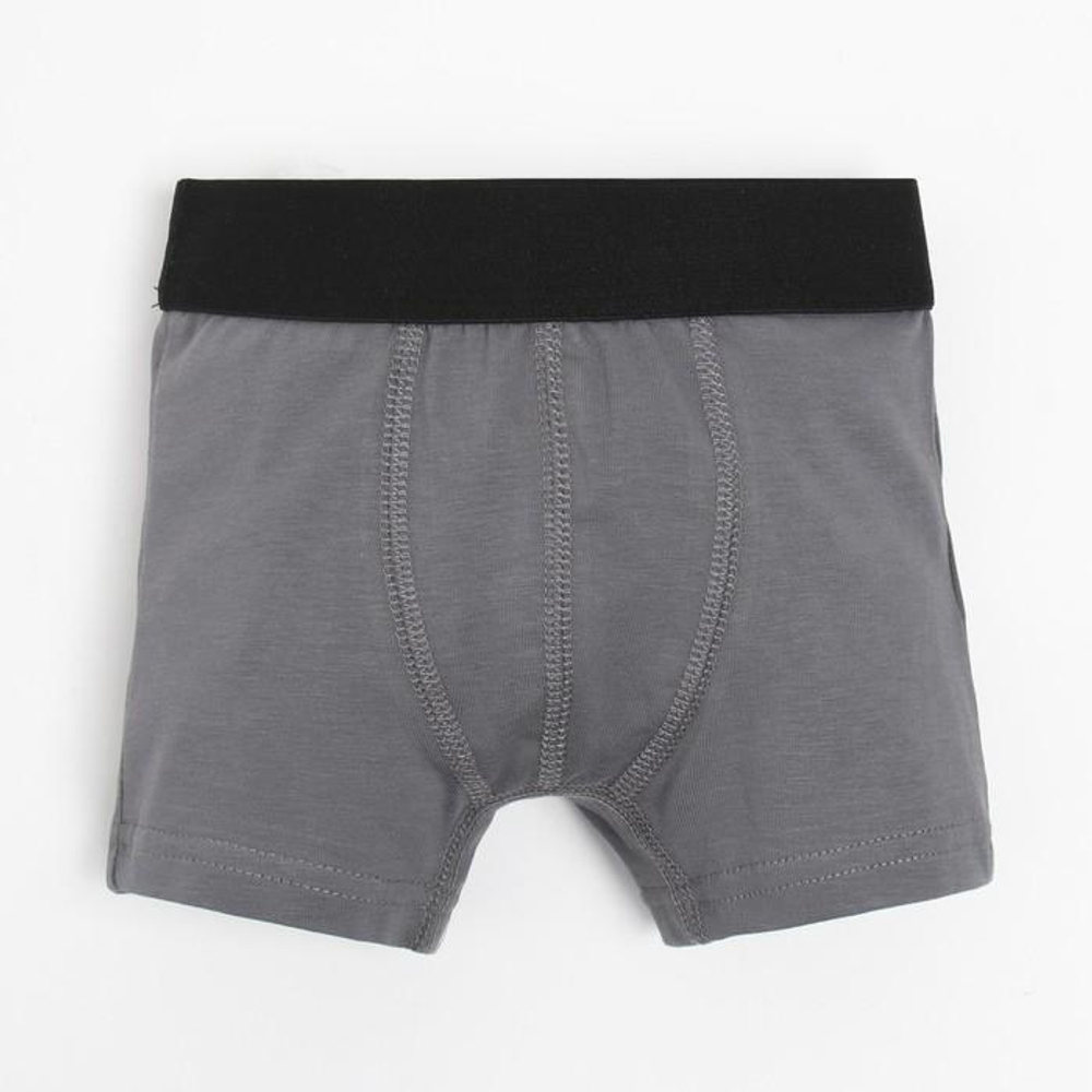 Боксеры на жаккардовой резинке графит, р. 110 9535162 (MINAKU)