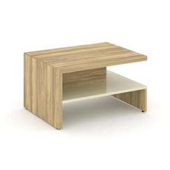 Corner Стол журнальный COR.SJ Гикори Песочный/Ваниль 800*600*450