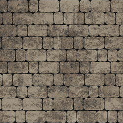 Тротуарная плитка Арена - Листопад гладкий Старый замок, комплект из 2 видов плит