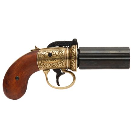 Denix Револьвер "Пепербокс" 6 стволов, Англия, 1840 г