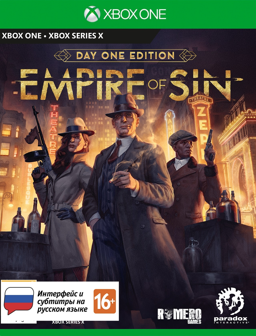 Empire of Sin Издание первого дня (диск для Xbox One/Series X, интерфейс и субтитры на русском языке)