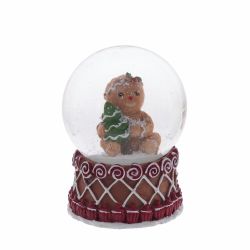 GAEM Фигурка декор в стекл шаре "Пряник", D 4.5 см, L4,5 W4,5 H7 см, 4в.