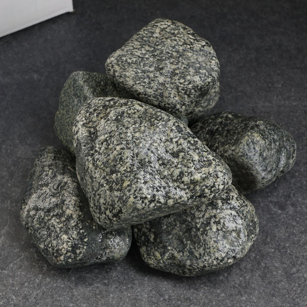 Камни для бани Талькокварцит обвалованный (15 кг)