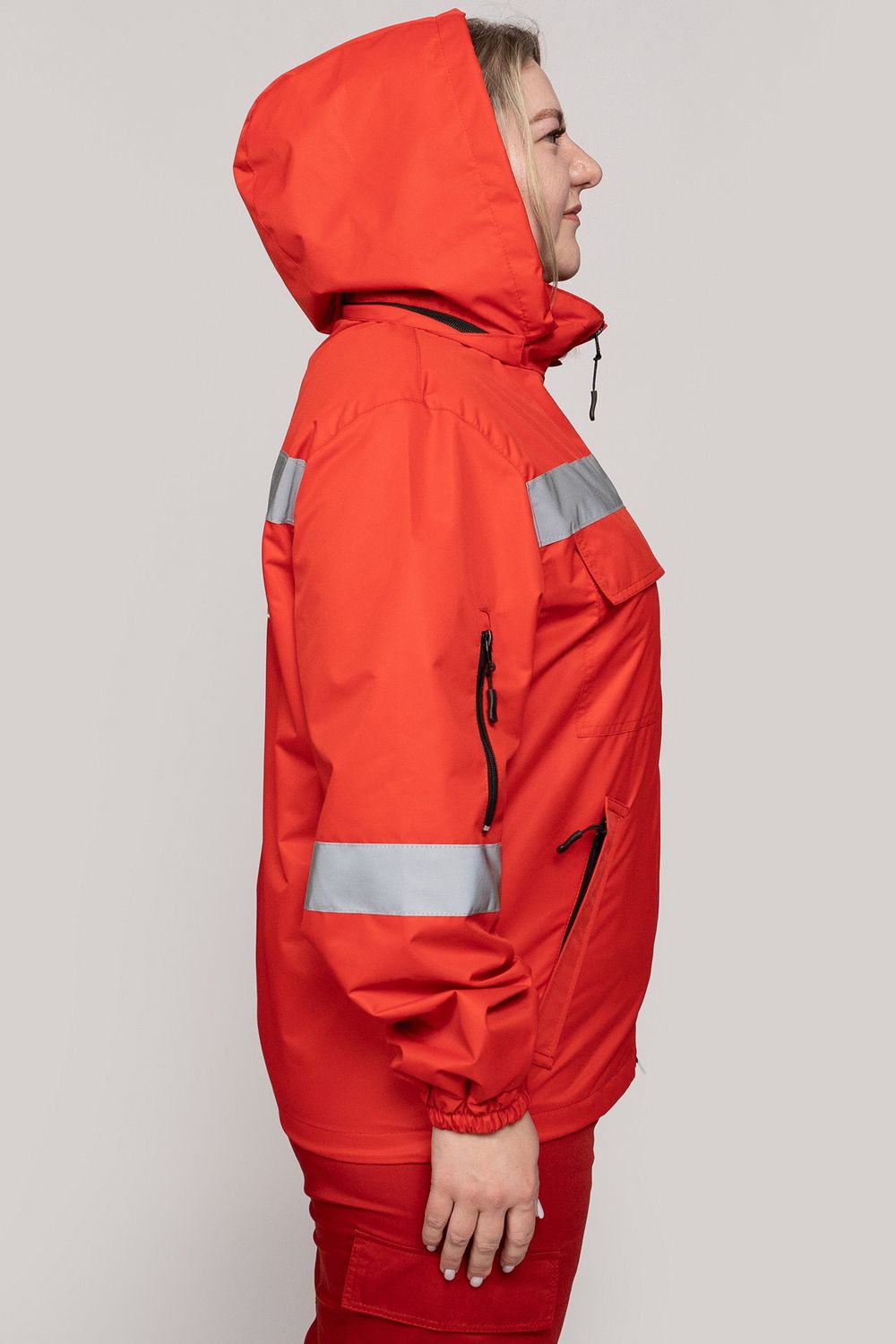 Ветровка Скорая помощь MedicLine женская цв. КРАСНЫЙ