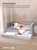 Диван - кровать 180х90 см Crecker ткань Микровелюр