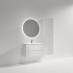 Тумба подвесная SANCOS Snob R 790х390х500, c двумя ящиками оснащенными доводчиками, Bianco, арт.SNR80/39W