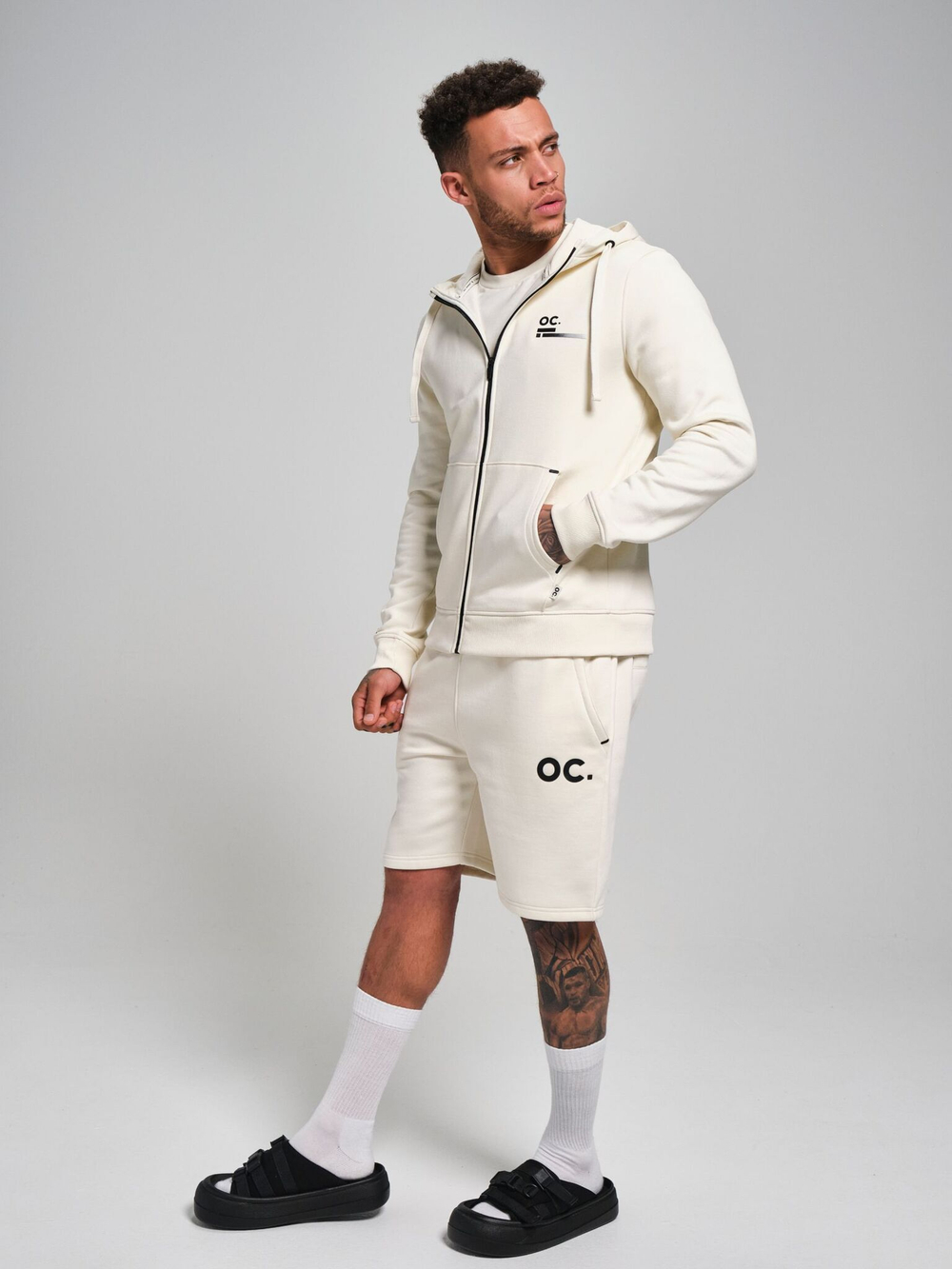 Толстовка мужская ORIGINAL CREATOR ZIP HOODIE, Молочный