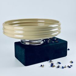 Lenardi 163-068 Фруктовница 26см на ножке MULTICOLOR в под.уп.(х8)Фарфор