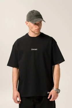 Кепка КУЛЬТУРА "OWNER", garment - dyed, черный