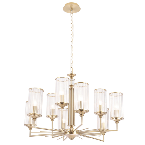 Люстра Crystal Lux GLORIA SP9 BRASS