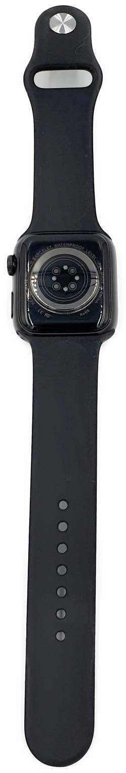 Умные смарт часы X7 PRO Smart Watch New 2022 / X7 про с беспроводной зарядкой, фитнес трекером, пульсометром / Идеальный подарок, 45mm, Black Черный