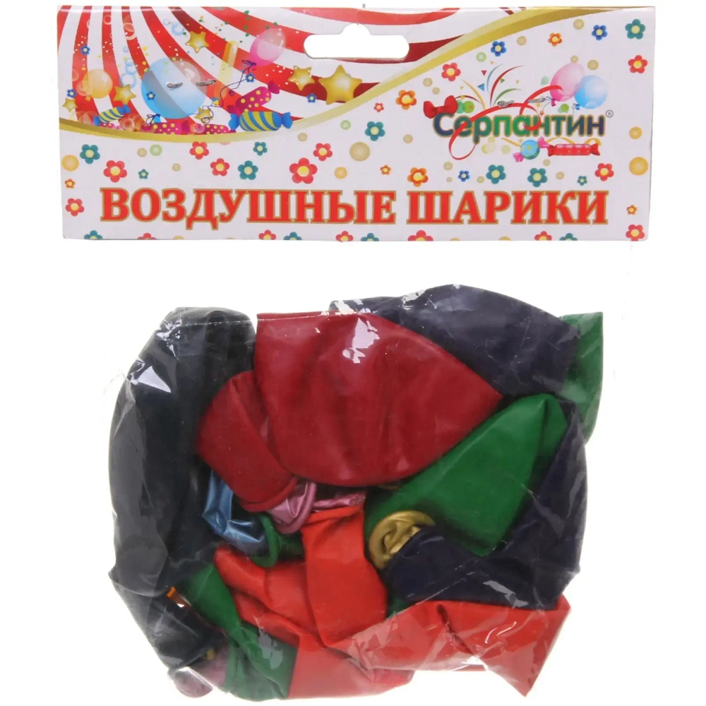 Воздушные шары «Фантазия» 10шт 12»/30см микс