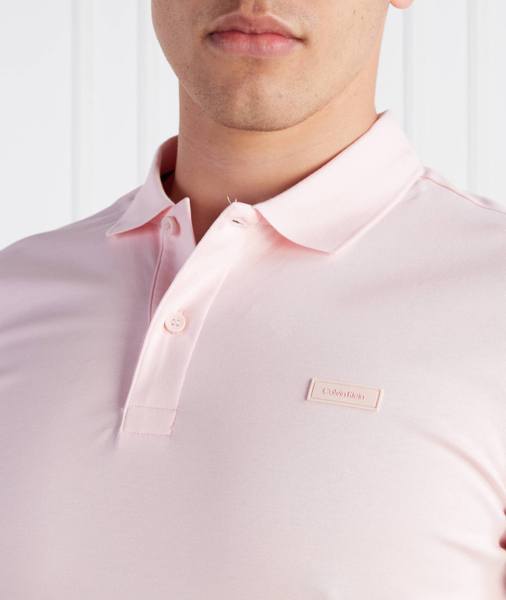 Поло SMOOTH COTTON Calvin Klein - розовый(K10K111657)