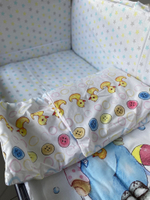 Комплект в кроватку 6-ти предметный "Медвежонок с уточкой"