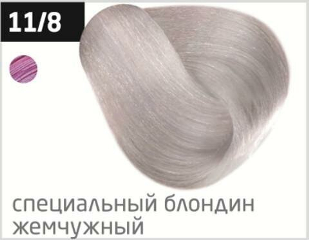 OLLIN PERFORMANCE 11/8 специальный блондин жемчужный 60мл Перманентная крем-краска для волос