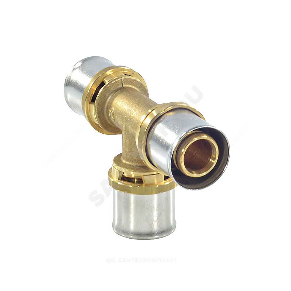 Тройник для МП/PE-X труб латунь пресс Дн 26 RM150 Giacomini RM150Y009