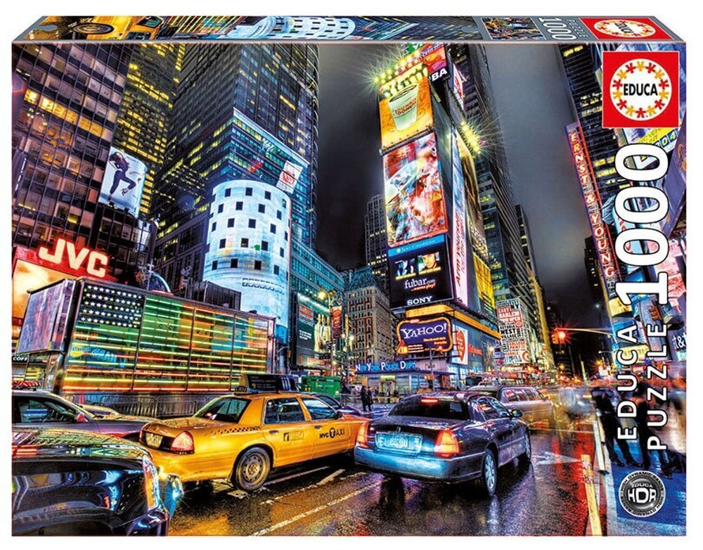 Пазл Educa, "Таймс Сквер", 1000 деталей, арт.18499, Neon, от 12 лет