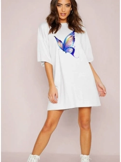 Футболка с бабочкой