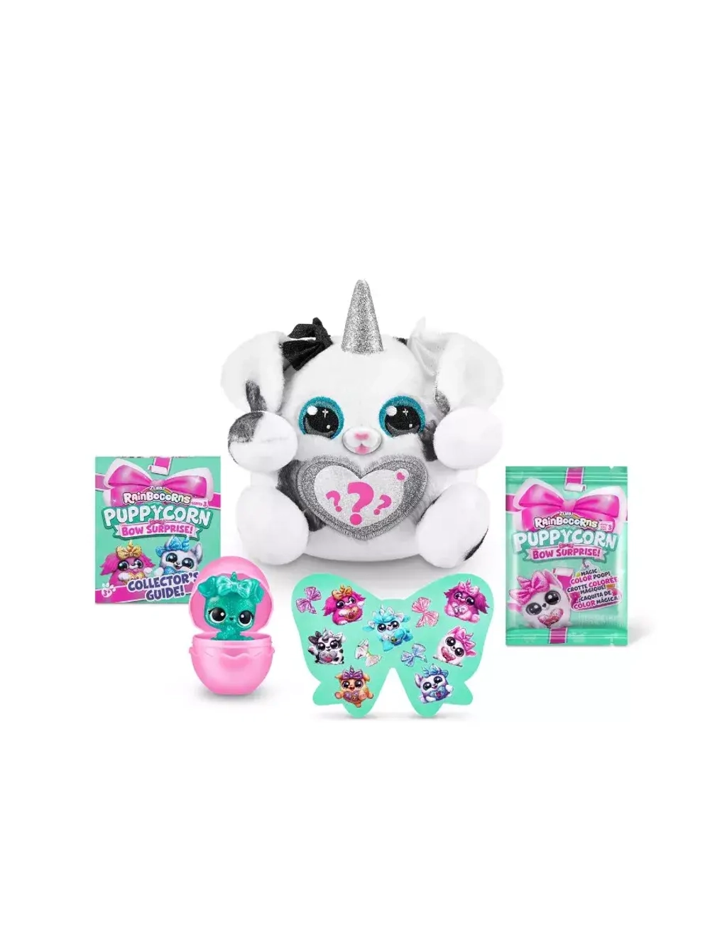 Мягкая игрушка сюрприз яйцо Rainbocorns Puppycorn Bow