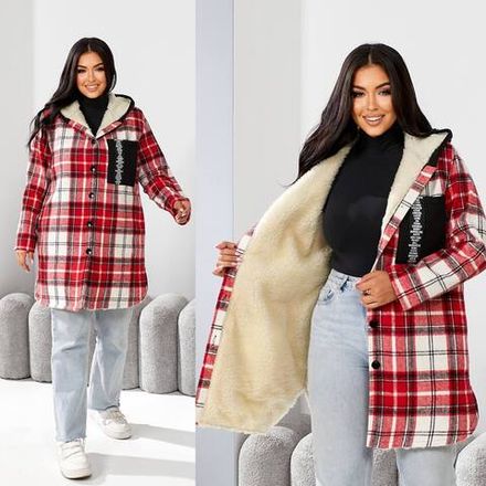 Кардиган на меху УК-5378-1 Фабрика Моды Фото 1