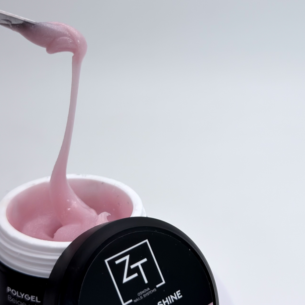 ZT Полигель с шиммером "Beige whisper" 30 гр.