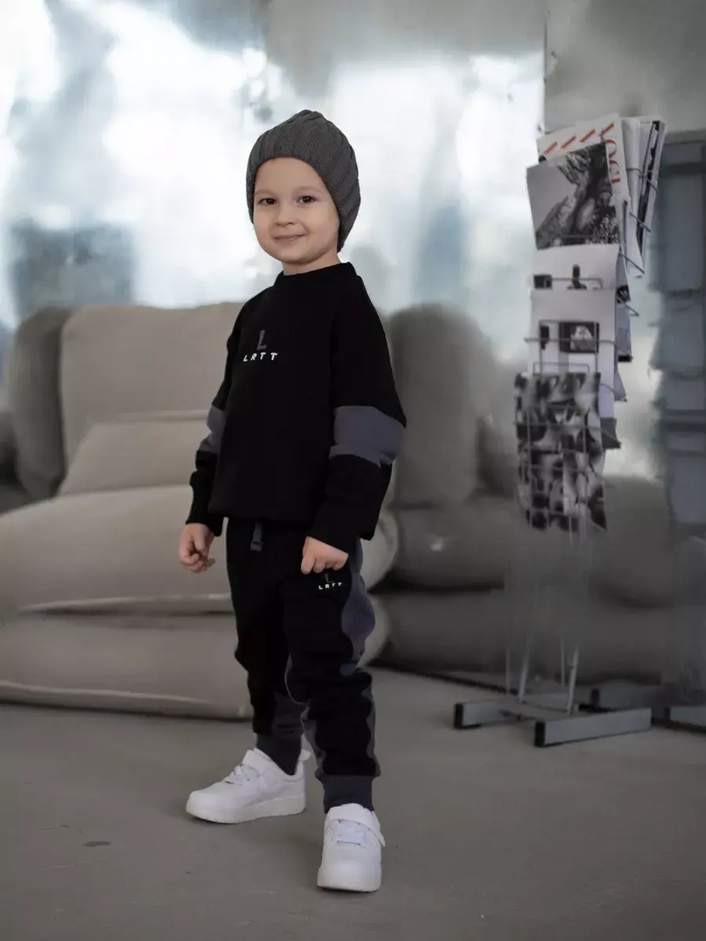 Костюм детский теплый, толстовка и брюки