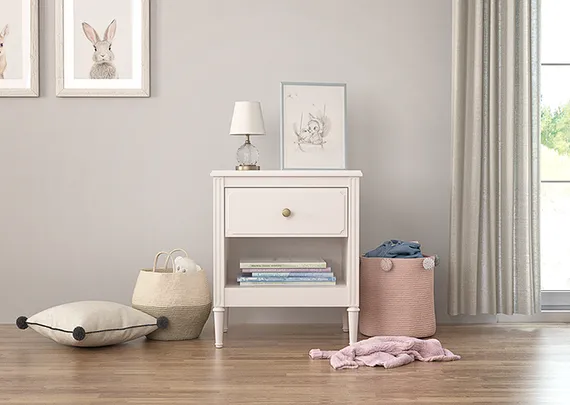 Тумба прикроватная Elit (белый)