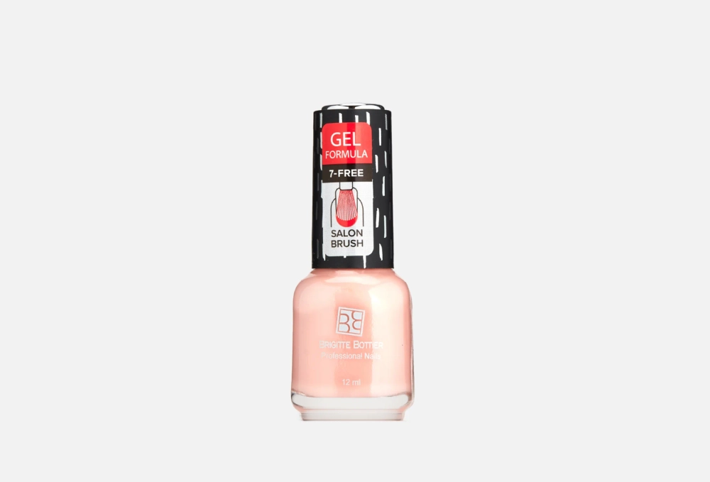 BRIGITTE BOTTIER Лак для ногтей GEL FORMULA тон 01 прозрачный, 068