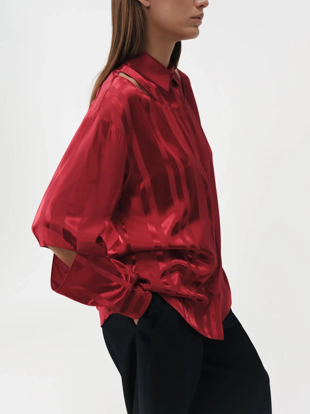 Блуза с вырезами OLA OLA