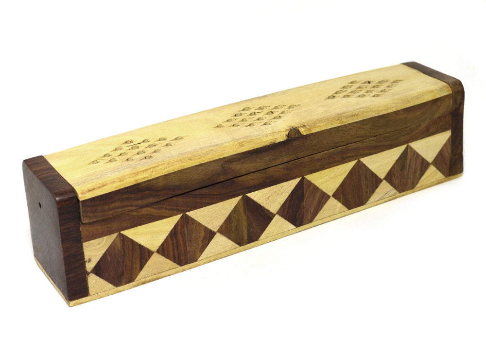 Подставка под благовония Пенал, дерево, 25x6x5,5 см