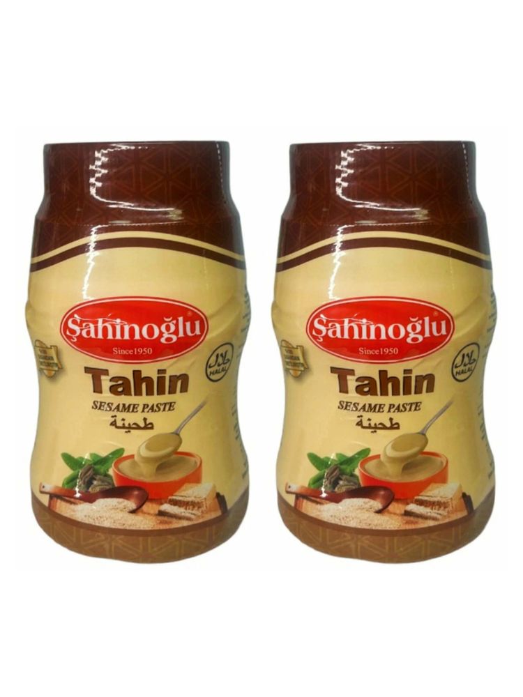 Кунжутная паста Sahinoglu Tahin sesame paste 900 г x 2 шт