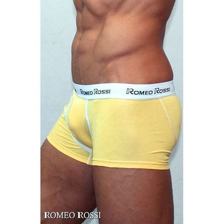 Мужские трусы боксеры желтые Romeo Rossi RR365-13 Boxer Brief