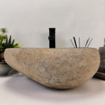 Раковина из речного камня RS-64113 (42*40*15) 0122