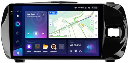 Магнитола для Toyota Vitz 3 2014-2019 - Teyes CC3-2K QLed Android 10, ТОП процессор, SIM-слот, CarPlay
