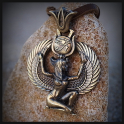 Кулон "Исида" , латунь