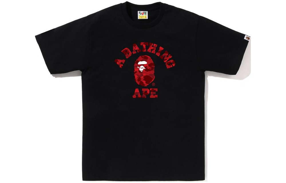 A Bathing Ape Color Camo College Tee Ss24