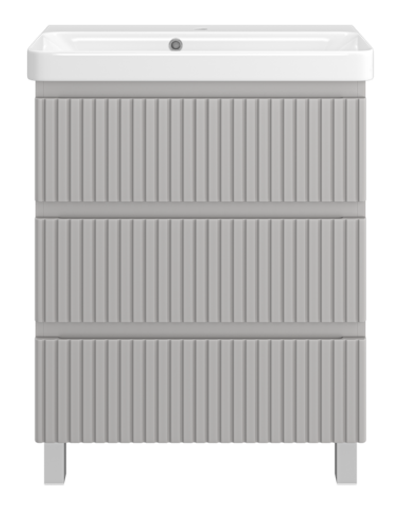 Тумба под раковину Brevita Victory 70 (серый шелк)