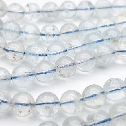 Топаз бусины, диаметр около 9,7-9,9 мм, цена за 10 шт (1/4 нити)