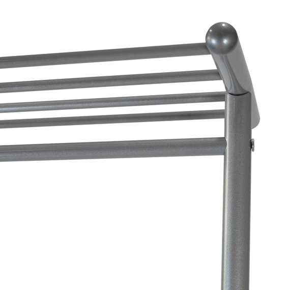 Вешалка напольная на колесах М 9 металлик