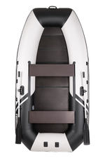 YACHTMAN-300 М (Яхтман) белый-черный (лодка ПВХ с усилением)