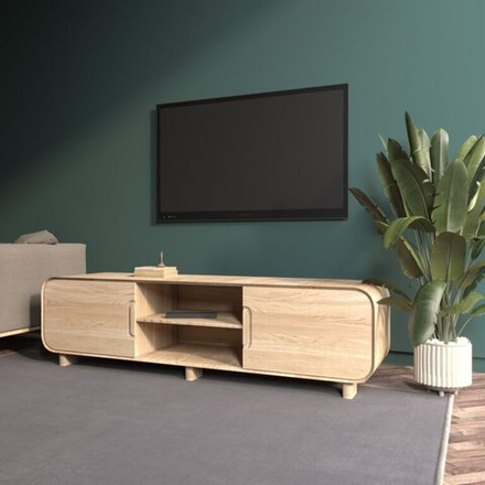 Тумба под ТВ Deo из массива для гостиной