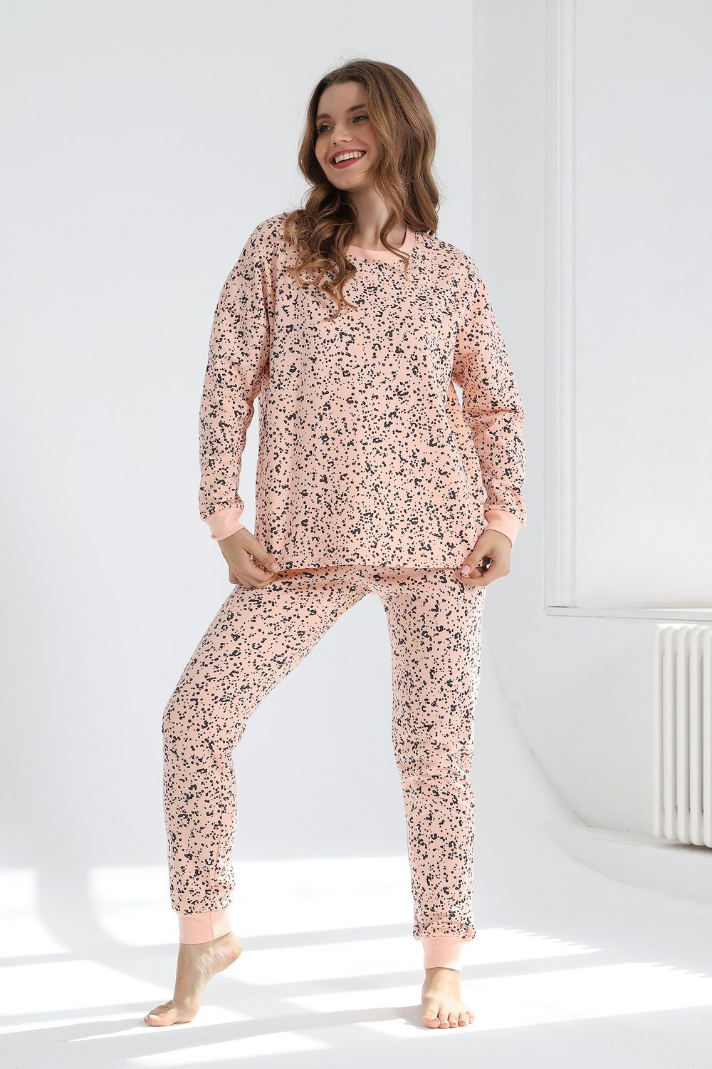 Пижама Россыпь-2 Виотекс ПЕРСИКОВЫЙ