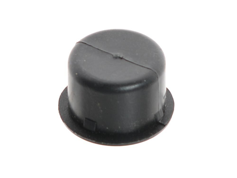 Заглушка-стаканчик для отверстия 20мм, пластик (черная) Замкофф