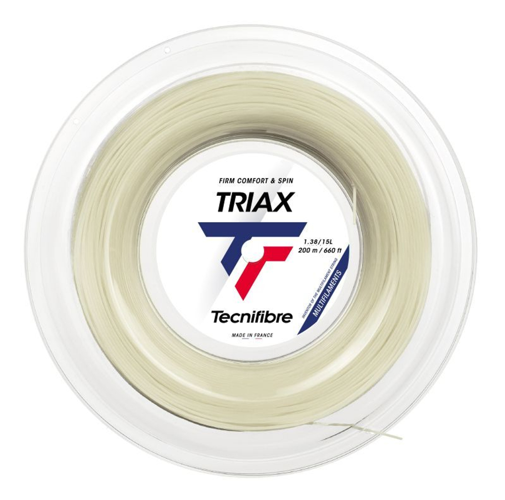 Теннисные струны Tecnifibre Triax (200m) - натуральные