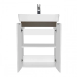 Тумба под раковину AQUATON Скай 55 напольная, белая (1A238101SY010)