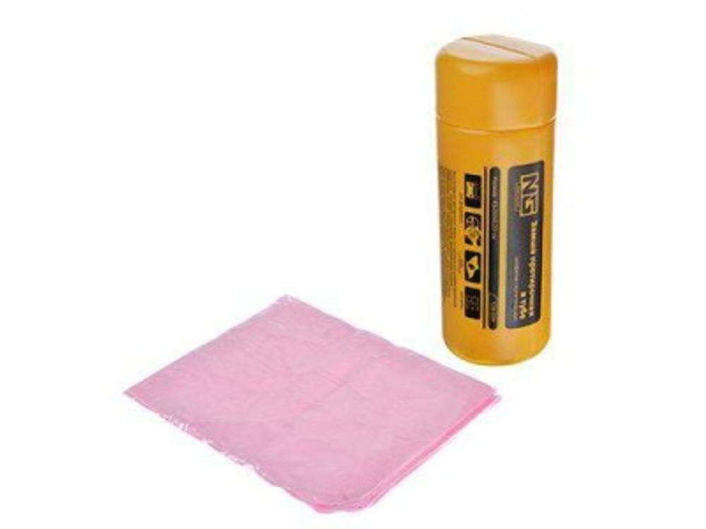 Замша протирочная NEW GALAXY PVA в тубе 43*32*0,22см розовая