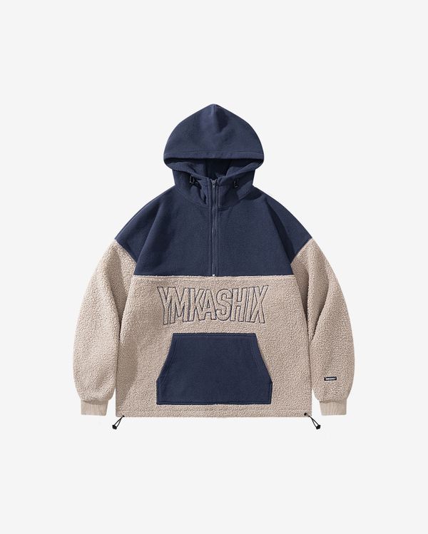 Худи Little Lamb серый/темно-синий - фото 1