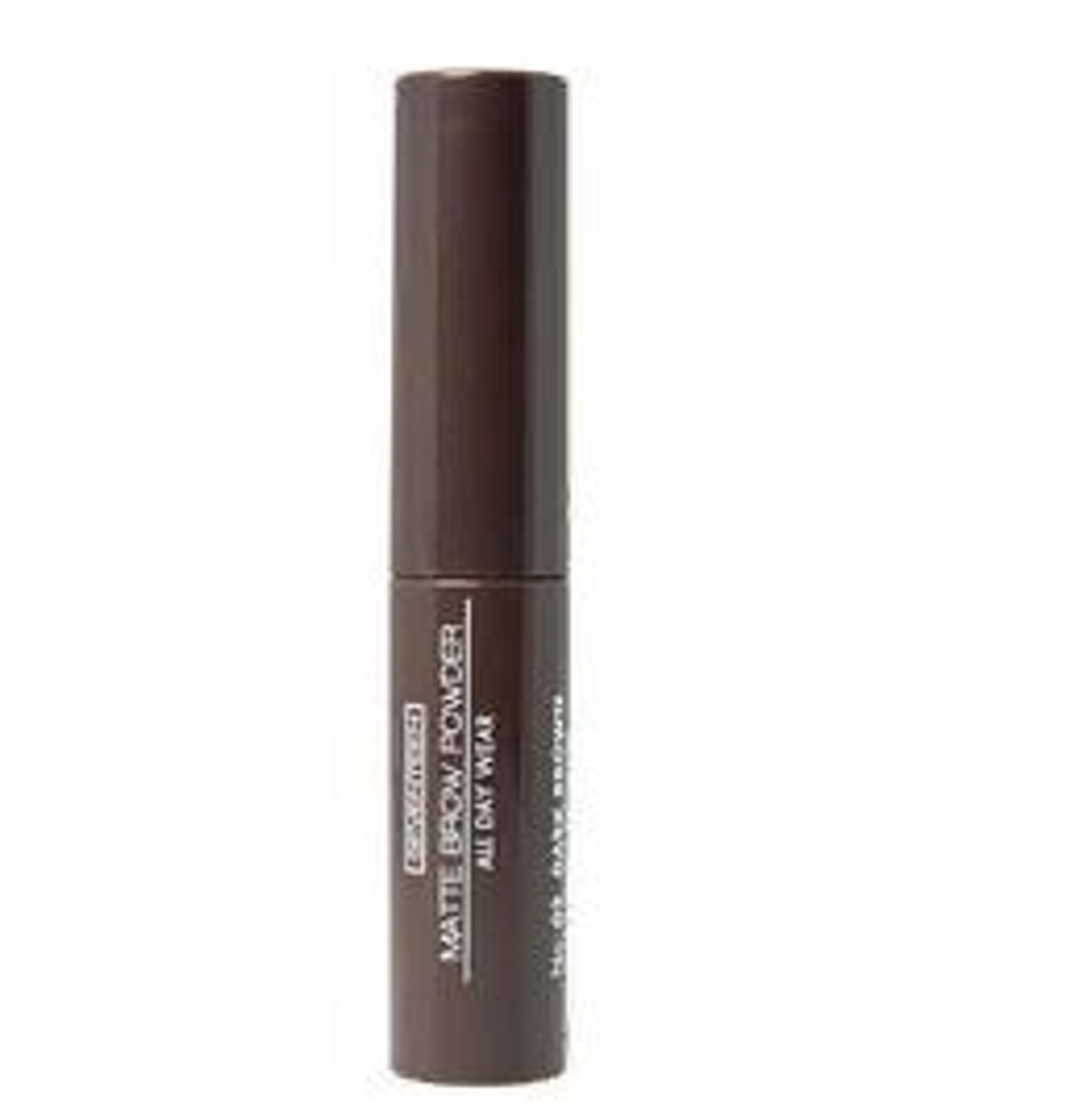 Seventeen Тени-пудра для бровей Matte Brow Powder All Day Wear, матовый эффект, тон №02, Коричневый