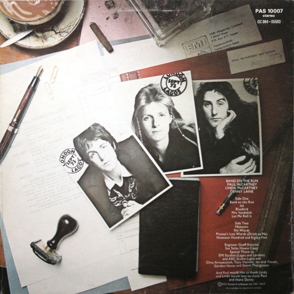Wings / Band On The Run (LP)