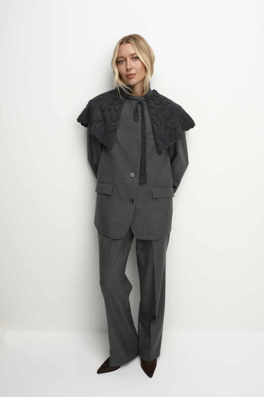 Брюки прямые на резинке